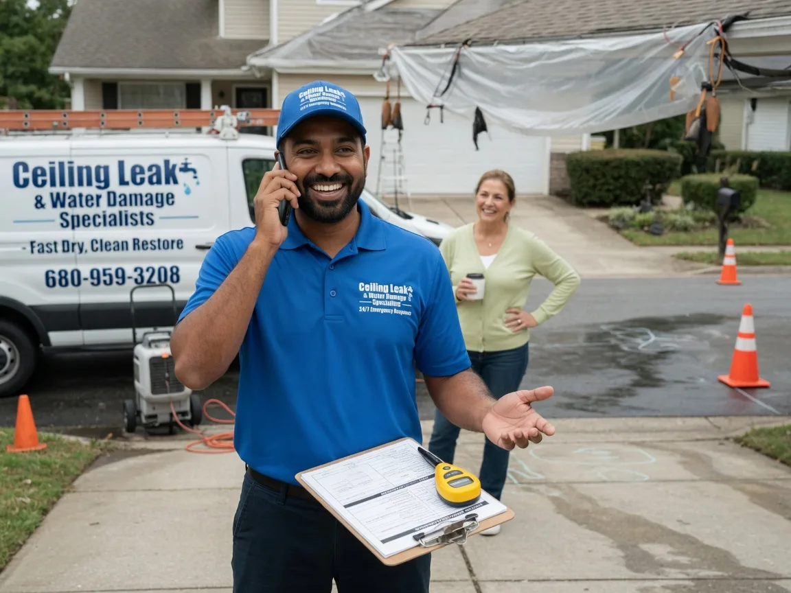 Ceiling Leak Cleanup Iola, WI FAQs